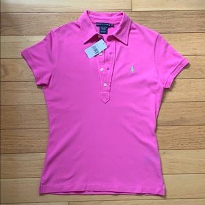 RALPH LAUREN PINK POLO 👚 SHIRT